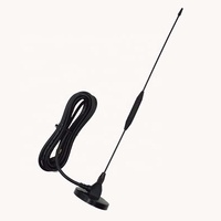 Câble RF RG58 de 2 mètres, antenne GPRS GSM 3G 4G pour véhicule, base magnétique de 72 mm, antenne magnétique puissante