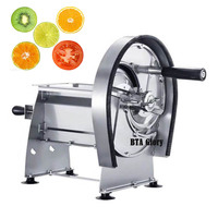 Loongyi RVS handmatige groente-, banaan-, plantain-, aardappel-, ui-chips snijmachine
