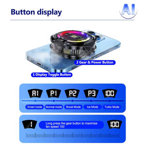 Enfriador de Teléfono Semiconductor Ice Cold Th19 Pro con Pantalla Digital, 9V, Enfriamiento Potente, Clip Magnético 2 en 1 para Juegos - Product Image 4