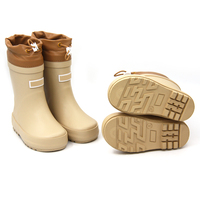 Bottes de pluie Wellington pour enfants en caoutchouc naturel imperméables OEM/ODM, mi-mollet, légères, été/hiver/automne
