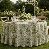 Nappe de table rectangulaire en polyester à motif personnalisé pour événements extérieurs, mariages, fêtes et location – Vente en gros usine