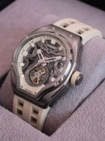 Montre mécanique automatique squelette personnalisée au design de niche pour homme, montre-bracelet sportive lumineuse de forme tonneau avec bracelet en silicone