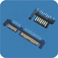 JINDA SMT DIP PCB SATA Prise de courant HDD SATA Connecteur haute qualité 1.27MM Adaptateur mâle FPC