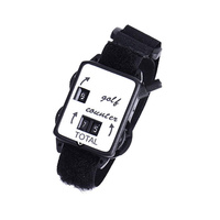 Compteur de score de golf miniature avec bracelet, chronomètre mécanique portable de style montre, dispositif de notation de golf en plastique
