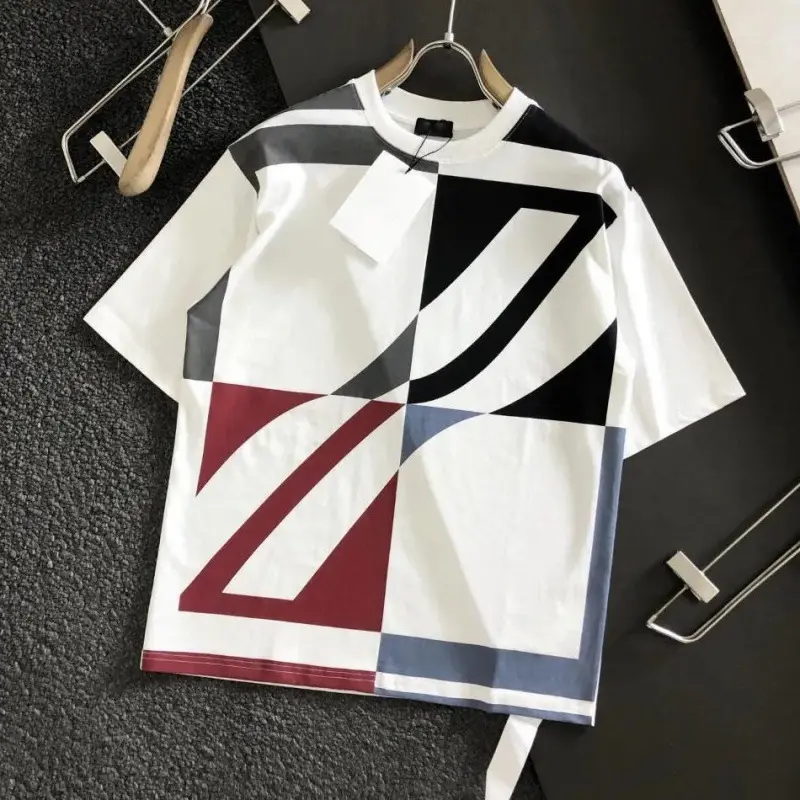 SD High Quality Großhandel Günstiger Preis 100% Baumwolle Herren bekleidung Benutzer definiertes Logo Drucken Patchwork T-Shirt Herren