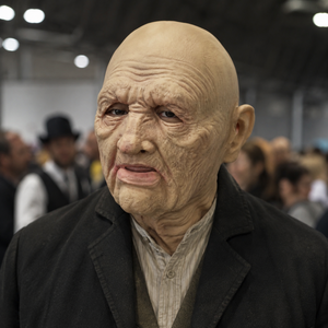 <span class=keywords><strong>Masque</strong></span> en latex réaliste <span class=keywords><strong>pour</strong></span> homme âgé, tête entière, visage ridé et chauve, <span class=keywords><strong>masque</strong></span> de cosplay <span class=keywords><strong>pour</strong></span> fête d'Halloween, accessoires de jeu de rôle - Product Image 5