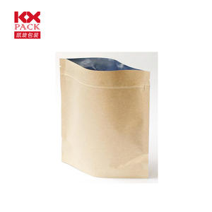 Kantong Kertas Kraft Foil Murah dengan Resleting untuk Teh, Hadiah, Camilan, Sachet Kecil untuk Kemasan Individu - Product Image 4