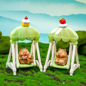 ของเล่นโยกเยกหมูน้อยยูโม คราฟท์ ร็อคกิ้งทอย บลายด์บ็อกซ์ ฟิกเกอร์ 6 ชิ้น พร้อมรุ่นลิมิเต็ด สำหรับตกแต่งโต๊ะเด็ก - Product Image 3