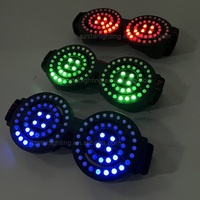 Lunettes LED lumineuses personnalisées de haute qualité fabriquées à Shenzhen pour les festivals de musique, les soirées et les événements.
