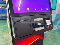 Kiosco con Pantalla Táctil Android de 27 Pulgadas, Nuevo Diseño, Terminal de Pago con Escáner de Código QR de Autoservicio, Impresora Opcional, Lector de Códigos de Barras, SDK