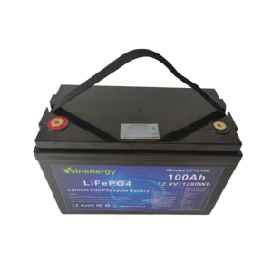 Batterie Li-ion rechargeable CE/FCC/UN38.3 avec BMS, UPS, cycle profond, Lifepo4, 100Ah, 12V, stockage d'énergie solaire, LifePO4 - Product Image 1