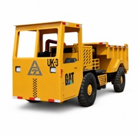 Camion benne minier souterrain 3 tonnes, masse de la machine 4400 kg, moteur Yunnei YN29CCF4, Chine, norme Stage IV