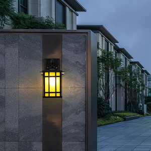 Outdoor Wall Mounted <b>Solar</b> LED Lantern <b>Light</b> Warm White 3500K Aluminum Alloy Garden Lamp Waterproof Design 10-Year Warranty - Product Image 5