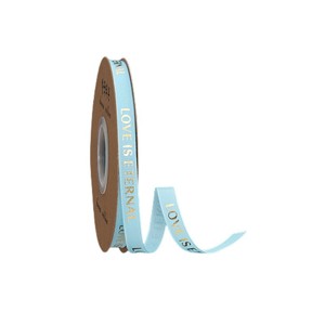Nastro <span class=keywords><strong>Grosgrain</strong></span> Personalizzato con Logo Premium, 1cm x 33 Iarde, Lamina d'Oro per Regali di Anniversario e Bomboniere - Product Image 6