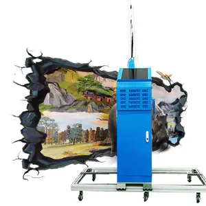 Baishixin Vertical Wall Painting Machine Outdoor And Indoor Printer For Wall Hd Precision 3d Tv Background Wall Printer