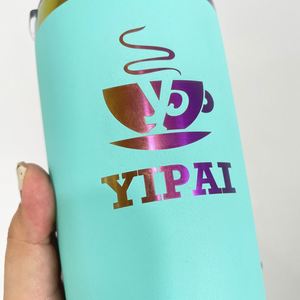 25 Pack Custom logo Valentine's Gifts Powder Coated Vacuum <b>Insulated</b> rainbow Plated 20oz Tumbler <b>Cups</b> for Laser Engraving - Product Image 4