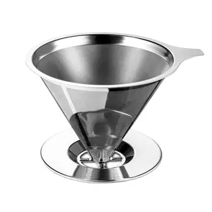 Titanium Coated Stainless Steel Coffee Filter Cone/Clever Coffee Dripper