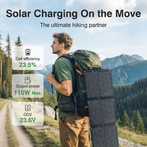 <b>Solar</b> Portable 110W <b>Solar</b> Folding Bags <b>Foldable</b> <b>Solar</b> <b>Panels</b> Camping Sustainable Energy Fotovoltaic <b>Solar</b> JZK-G110-4 <b>Solar</b> <b>Panel</b> - Product Image 6