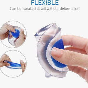 Best Selling Gel Silicone <b>Heel</b> Cups Pads <b>Heel</b> Lifts for Foot Pain Relief <b>Support</b> Comfort Cushion Gel Insoles for Shoes - Product Image 4