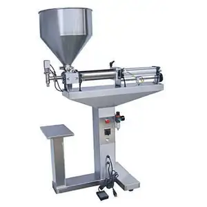 Vertical Pneumatic paste filler Engine Oil Honey Body Lotion Shampoo Thick Liquid Bottle Filling Packing Bagging Machines