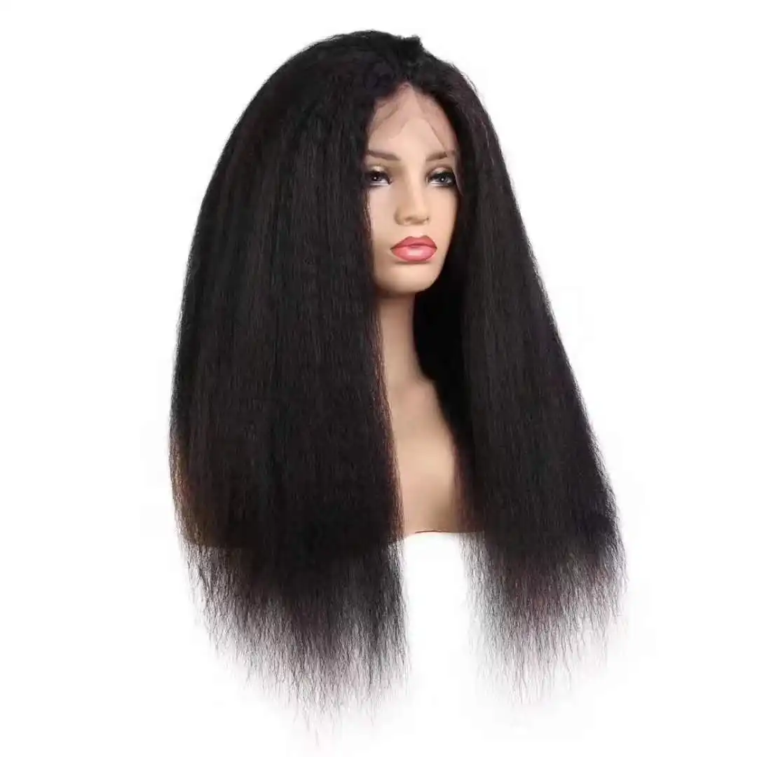 Sunny grace natural virgin human hair brazilian hair Kinky Straight for beautiful black lady hair
