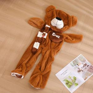 Ours en peluche Big Bear Hug avec <span class=keywords><strong>coque</strong></span> en cuir, jouet en peluche semi-fini, couverture, ODM personnalisable - Product Image 2
