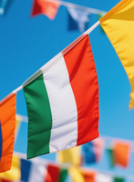 Drapeaux publicitaires personnalisés en polyester imperméable, imprimés numériquement, écologiques, pour promotions, événements sportifs et usines