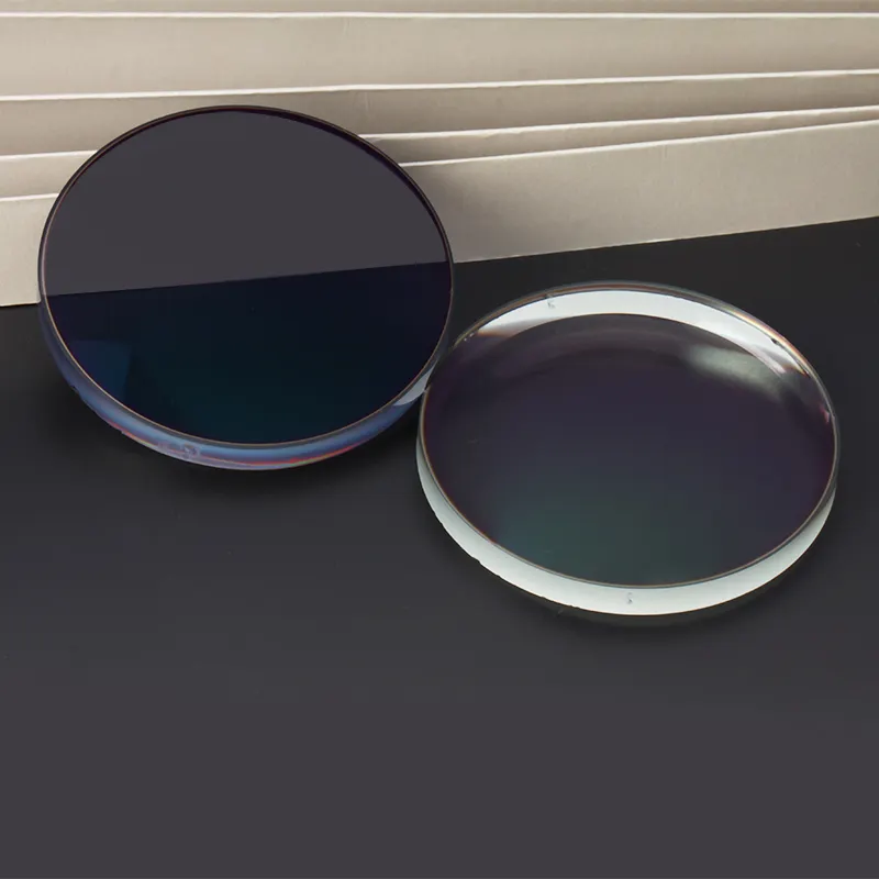 1,56 blaues Licht hmc Single Vision uv420 photo chrome Brille Augenlinse für Sonnenbrillen