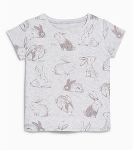 Vente en gros, exportation du Japon, nouveau style, ensemble de vêtements pour bébés filles, chemises et pantalons à motif de lapin de dessin animé - Product Image 3