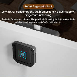 टिकाऊ धातु एंटी-चोरी सुरक्षित फिंगरप्रिंट दरवाजा सुरक्षा गृह कार्यालय क्लाउड नियंत्रण बुद्धिमान फर्नीचर दराज कैबिनेट लॉक - Product Image 2