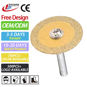 Lame de scie diamantée brasée à l'or pour meuleuse d'angle - Tailles 40mm/<span class=keywords><strong>50mm</strong></span>, <span class=keywords><strong>disque</strong></span> de coupe multi-usages pour <span class=keywords><strong>fonte</strong></span> et acier inoxydable - Product Image 1