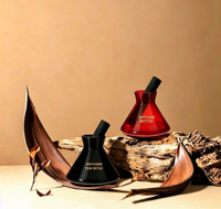 Diffuseur de parfum en verre conique de 200 ml avec logo personnalisé imprimé à l'écran, boîte cadeau multicolore pour la fragrance d'intérieur