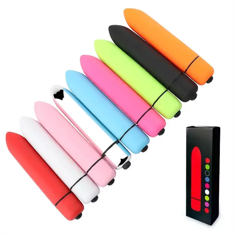 Mini vibrador bala de 10 velocidades para mujer, juguete sexual impermeable, eléctrico, masajeador de clítoris, estimulador de punto G, vibrador de bala