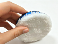 Tampon de polissage pour voiture de 3 pouces, tampon de découpe en microfibre pour polisseuse DA, correction de la peinture et detailing automobile