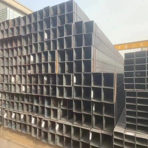 MS <span class=keywords><strong>erw</strong></span> Hàn MS Ống cán nóng carbon đen vuông hình chữ nhật rỗng phần ren ống thép ống 0.1mm-80mm 20 ft - Product Image 2