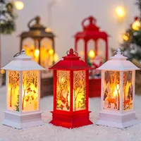 Weihnachts mann Schneemann Laterne Licht Frohe Weihnachten Dekor Hängende Flamme LED-Licht Weihnachts geschenke Navidad 2021 Neujahr 2022