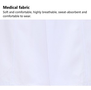 Camice da laboratorio medico da donna a manica corta di alta qualità con Logo personalizzato uniformi chirurgiche per cliniche ospedaliere progettate per medici - Product Image 6