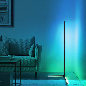 Moderno aluminio Smart Dream Color App Control remoto música esquina Led tubo de luz sala de estar - Product Image 4