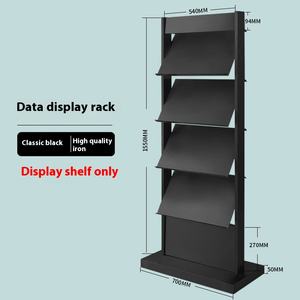 Estante vertical personalizable moderno para revistas de información Exhibición de periódicos Suministrado por fábrica - Product Image 3