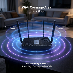 <span class=keywords><strong>Routeur</strong></span> d'occasion CR6606 CR6608 CR6609 AX1800 WiFi6 Full Gigabit 4 antennes OpenWrt version anglaise / Vente en gros depuis l'usine chinoise - Product Image 3