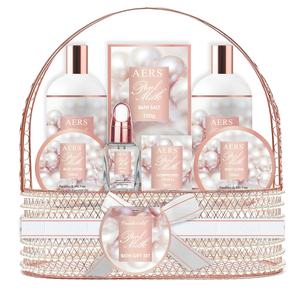 Ensemble de cadeaux Spa bain de noël fête des mères, gel douche éponge soins du corps pour femmes et hommes usine <span class=keywords><strong>amazon</strong></span> - Product Image 1