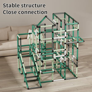 ชุดโครงปีนสำหรับเด็กพร้อมชิงช้าสไลด์สำหรับใช้ในบ้านโรงเรียนและห้างสรรพสินค้าวัสดุ PP เป็นมิตรต่อสิ่งแวดล้อมชุดสวนสนุก - Product Image 5