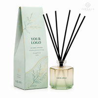 Diffuseur de parfum en verre cristal Firdaus Premium, design personnalisé, conteneur de diffuseur d'arômes, vente en gros, usine