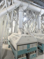 Moulin à farine de blé électrique avec moteur et engrenage, haute capacité, 380V, usine de traitement de la farine, garantie de 2 ans