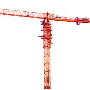 Huba Flat Top Tower Crane T7020-10 70m 10ton China Tower Crane