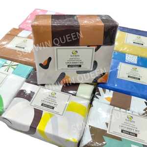Listo para enviar King Size personalizado 6 piezas Juego <span class=keywords><strong>de</strong></span> sábanas Impreso Juego <span class=keywords><strong>de</strong></span> sábanas <span class=keywords><strong>de</strong></span> lujo para el <span class=keywords><strong>verano</strong></span> Venta al por mayor Juego <span class=keywords><strong>de</strong></span> cama - Product Image 2