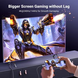 <span class=keywords><strong>Cable</strong></span> UGREEN Bidireccional <span class=keywords><strong>USB</strong></span> <span class=keywords><strong>C</strong></span> a <span class=keywords><strong>DisplayPort</strong></span> <span class=keywords><strong>1.4</strong></span> 8K 60Hz para iPhone 15 Macbook Pro Thunderbolt 3/4 <span class=keywords><strong>USB</strong></span> Tipo <span class=keywords><strong>C</strong></span> a <span class=keywords><strong>Cable</strong></span> DP 8K - Product Image 5