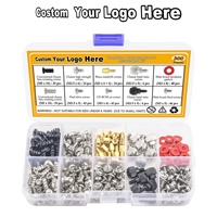 Kit d'assortiment de vis de fixation pour boîtier PC DIY, réparation d'ordinateur portable, alimentation, carte graphique, ventilateur CPU, carte mère, disque dur HDD SSD