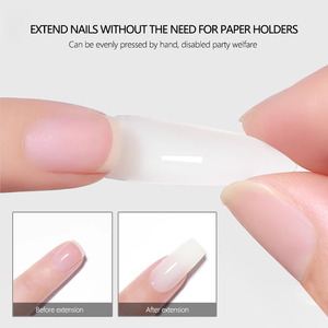 Gel de extensión de uñas de esmalte de Gel sólido antiadherente para manos, Gel de construcción <span class=keywords><strong>blanco</strong></span> rosa transparente para <span class=keywords><strong>manicura</strong></span> extender prolongar - Product Image 4