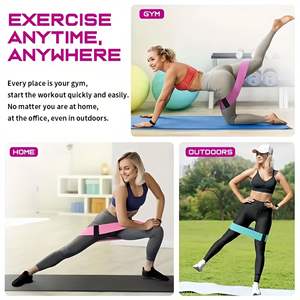 प्रीमियम गुणवत्ता कस्टम योग ढेर गियर पावर रिंग बूटी बैंड लोचदार प्रतिरोध होम जिम 10 टुकड़ा सेट - Product Image 3